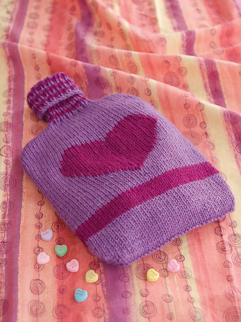 Valentine’s Hot Water Bottle Cozy