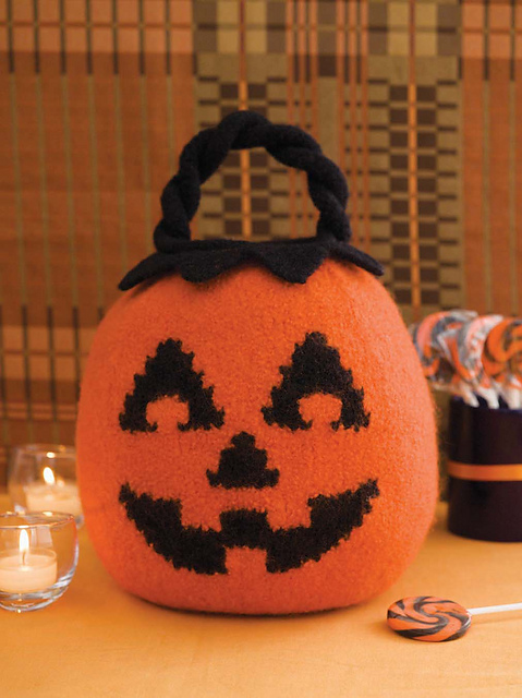 Felted Trick-or-Treat Bag