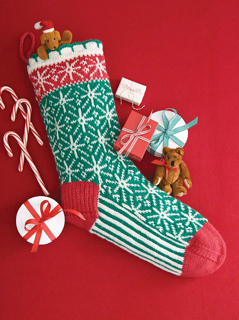 Fair Isle Christmas Stocking
