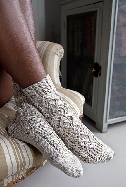 Twisted Stitch Socks