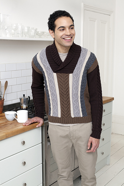 Colorblock Panel Pullover