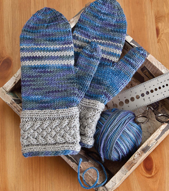 Cable Cuff Mittens