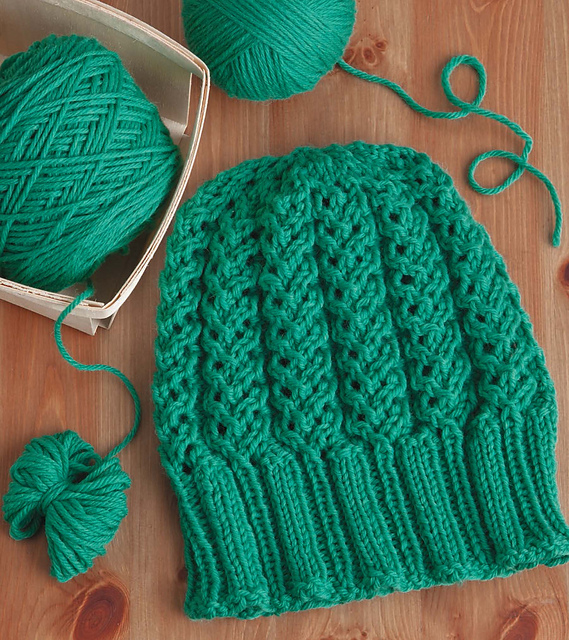 Lacy Cables Hat