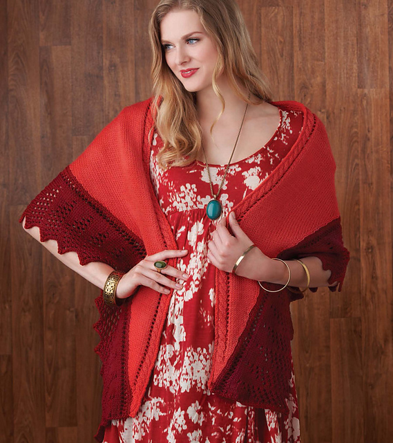 Lace-Edged Shawl