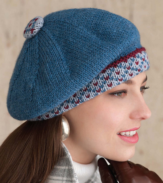 Fair Isle Banded Hat