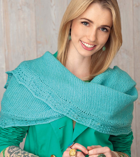 Shell Lace Shawlette