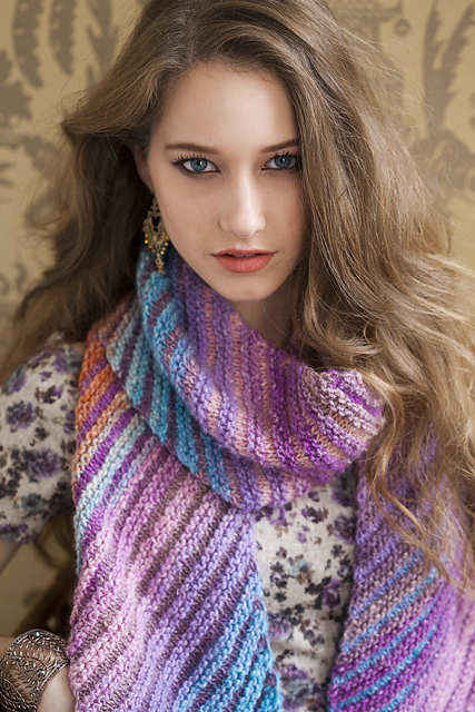 Bias-Knit Scarf