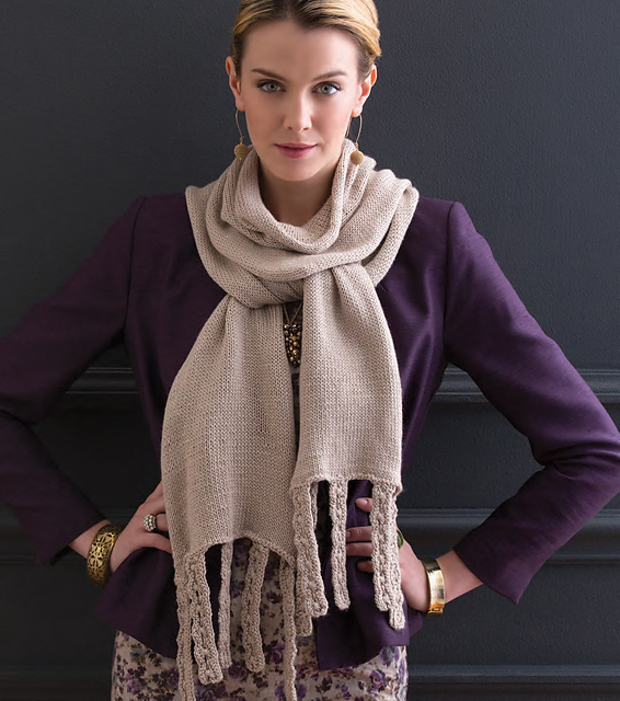 Daisy Chain Fringe Scarf