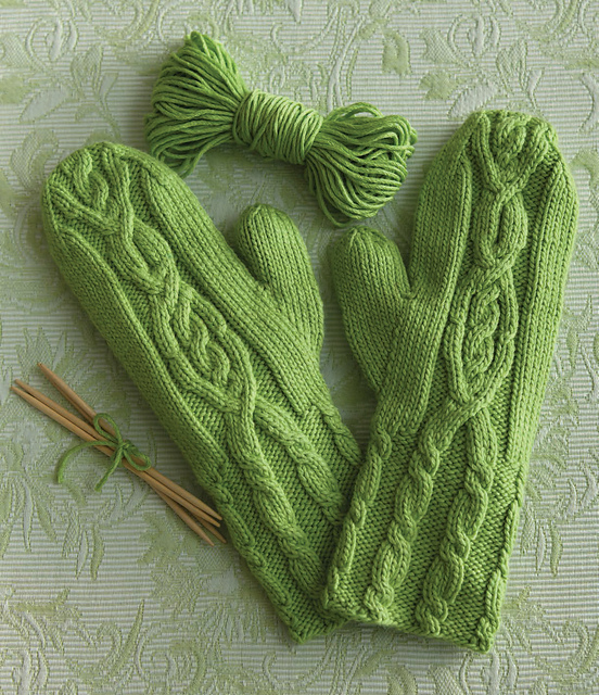 Cable Cuff Mittens