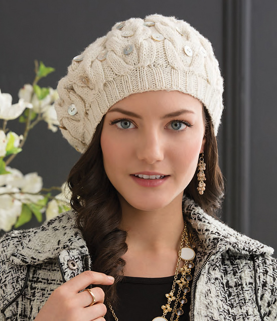 Button Cable Beret