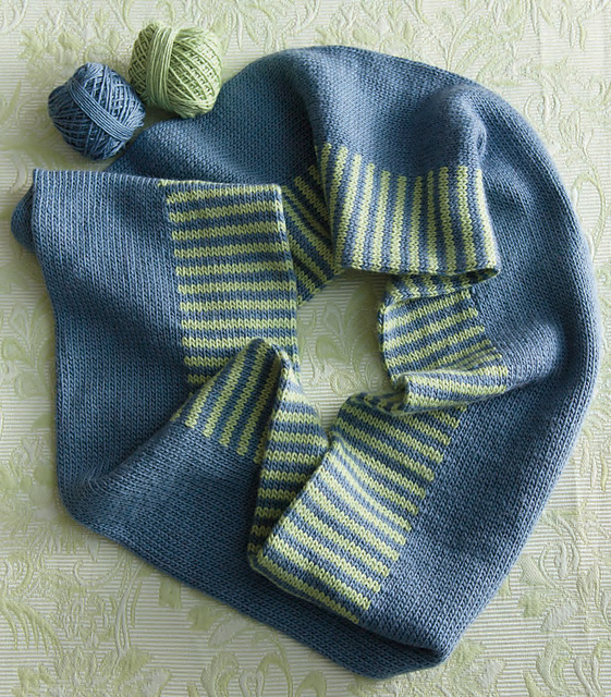 Solid & Stripe Infinity Scarf