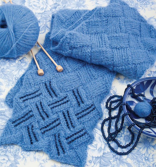 Beaded Cashmere Scarf