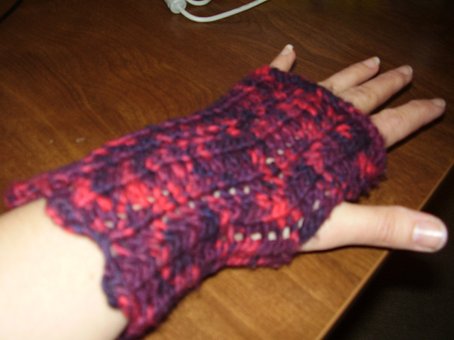 Eyelet Lace Fingerless Gloves