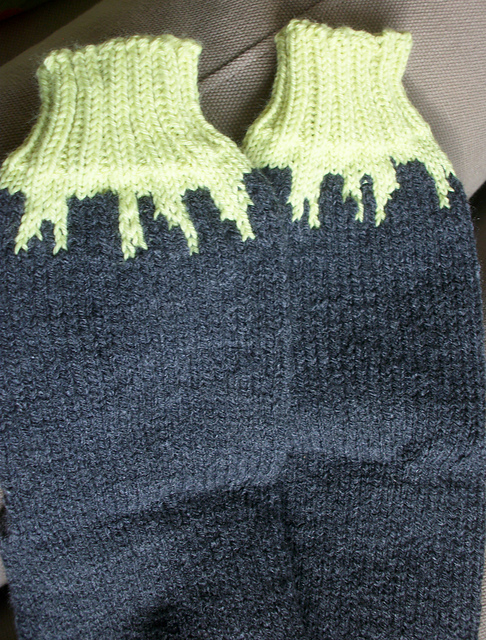 Chaussettes dégoulinantes