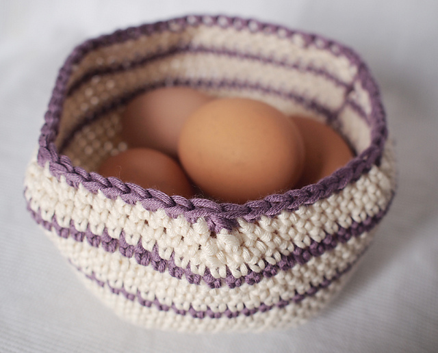 Crocheted Bowl for Spring