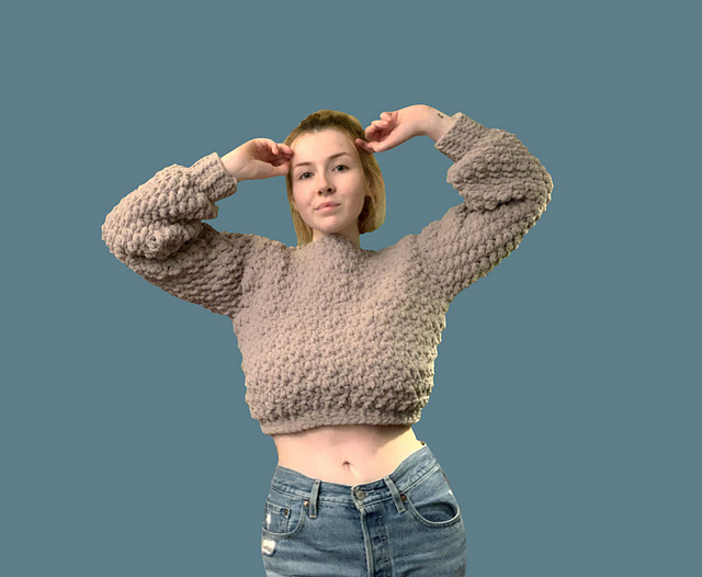 Chunky Cropped Sweater