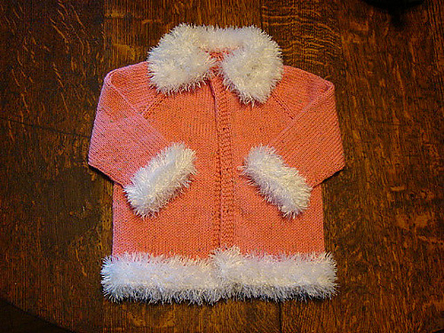 Jazz It Up! The Basic Cardigan With Eyelash Trim