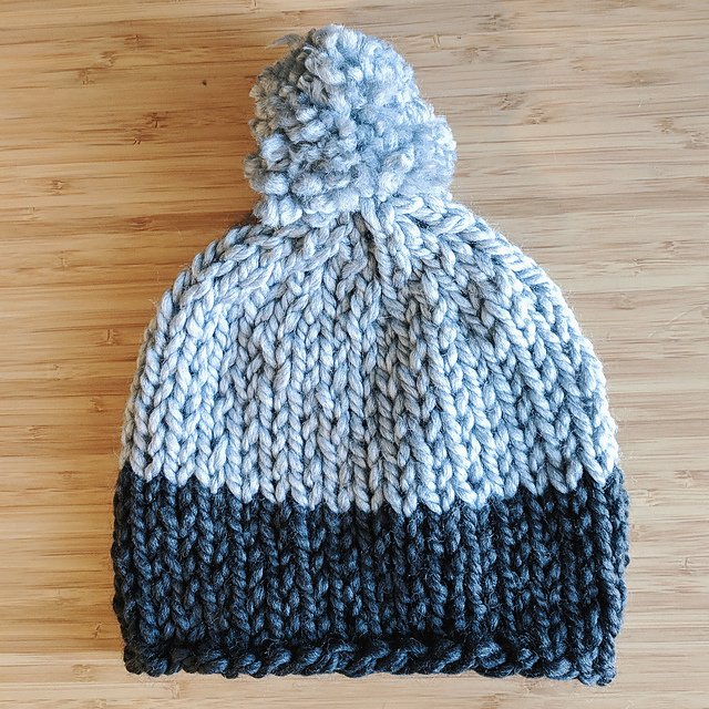 Chunky Hat with Pompom