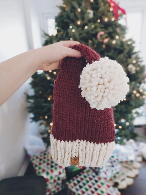 Knit Santa Hat