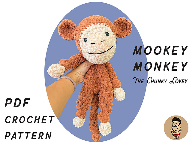 Ravelry: Mookey Monkey the Chunky Lovey pattern by Jordan Sumodobila