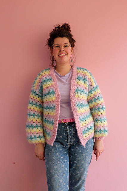Ravelry: Granny stripe cardigan pattern by Jorina Joosse