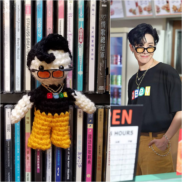 Ravelry: JHope Dynamite amigurumi (BTS) pattern by Joselyn Ho