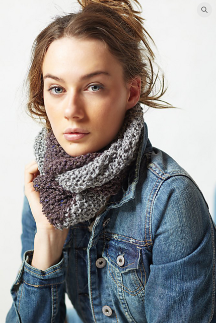 Two Tone Moss Cowl