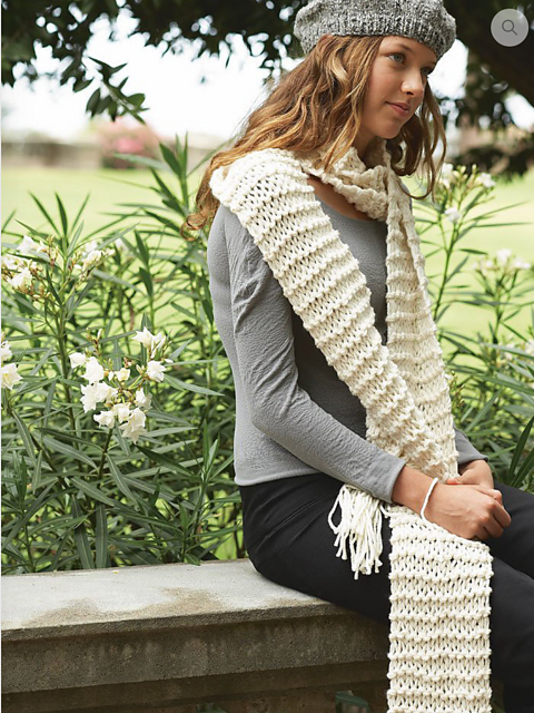 Garter Stitch Scarf and Beret