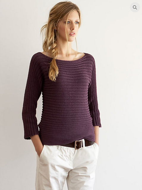 Sideways Ribbed Top