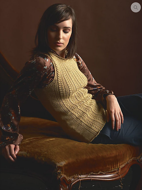 Cable and Rib Vest