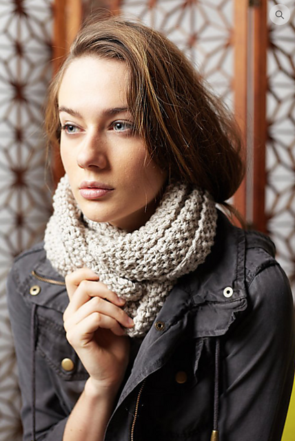 Two Strand Moss Cowl