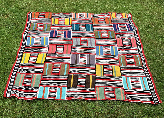 Strip-Knitting Blanket