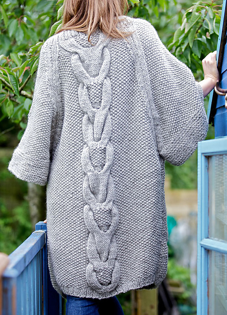 Cove cardigan and snood