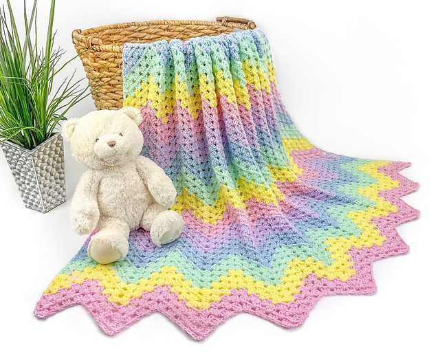 Zig Zag Granny Stitch Blanket