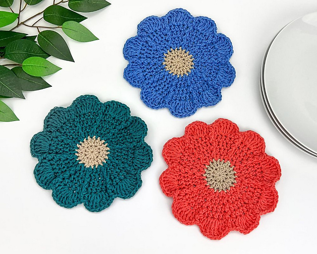 Flower Dishcloth