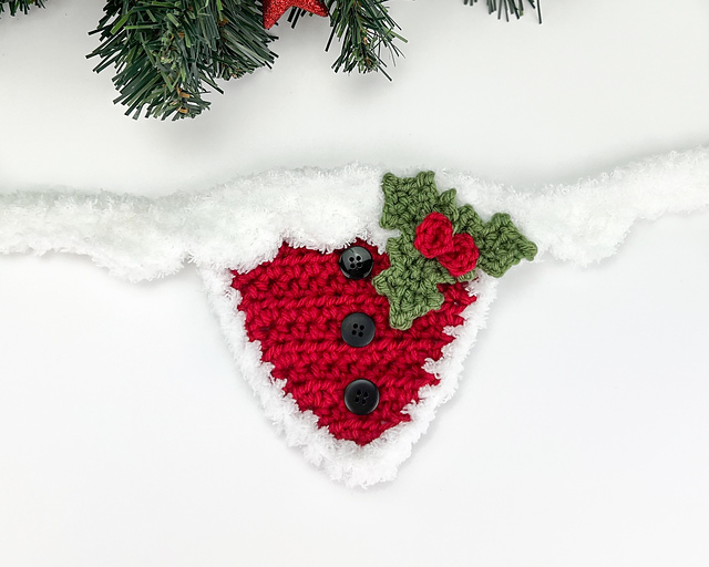 Mrs. Claus Christmas Pet Bandana