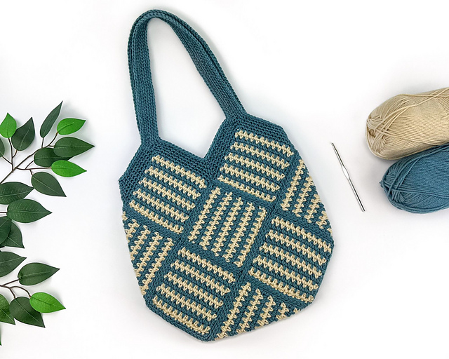 Striped Squares Bag