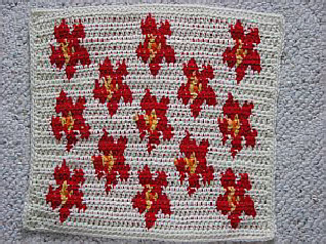 All Over Tropical Flower Place Mat