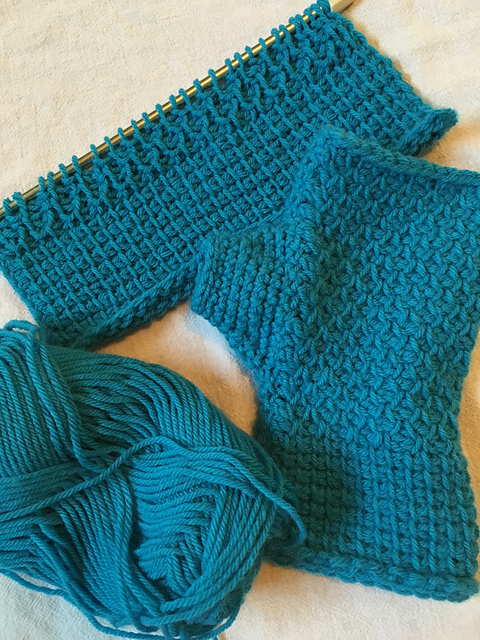 BeachWave Tunisian Mitts