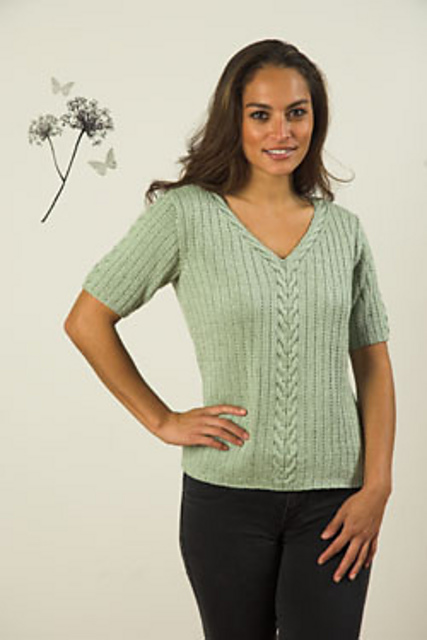 2685 Cables and Ribs Pullover