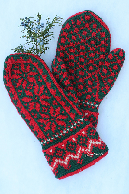 Winter Tapestry Mittens