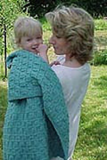 Rib Check Baby Blanket