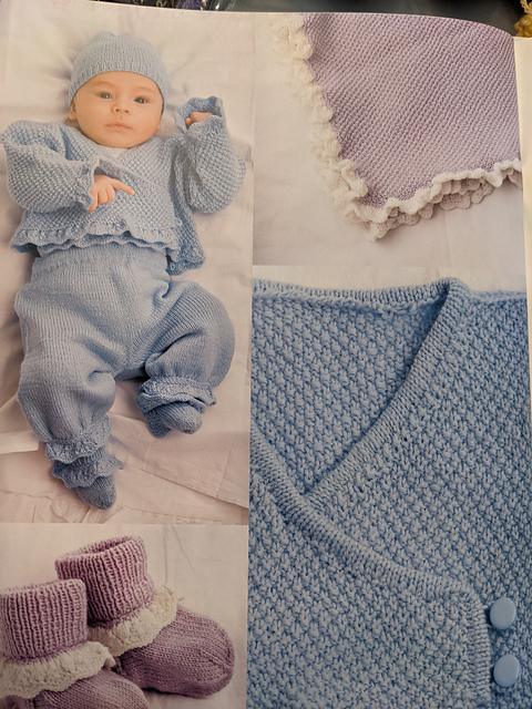 18307 Wrap Cardigans, Pants, Caps, Socks & Blanket