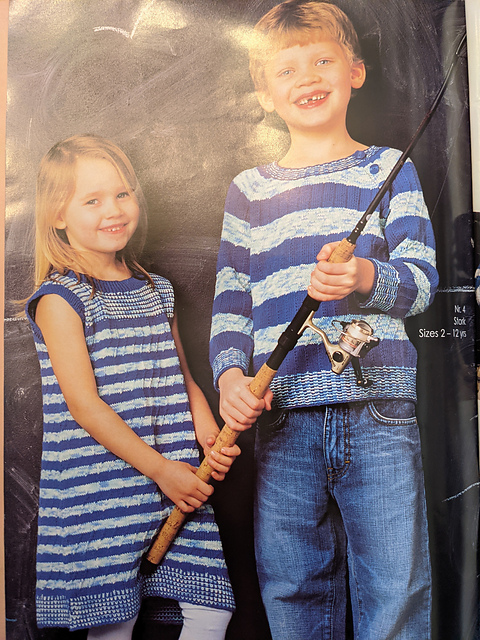 15404 Pullover, Cardigan, Dress & Cap