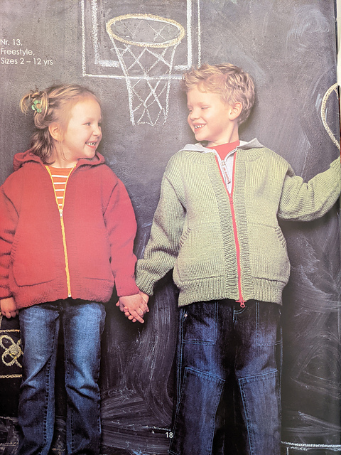 15413 Pullover & Cardigan with Optional Hood