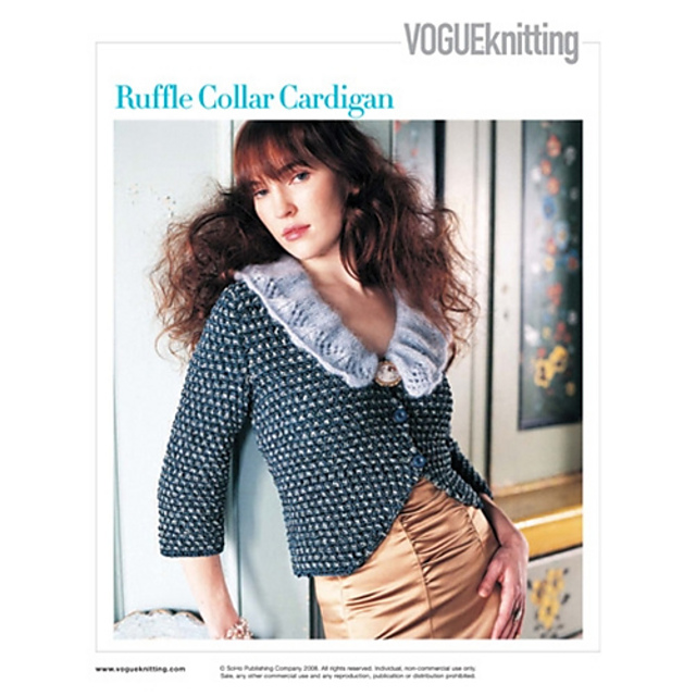 #04 Ruffle Collar Cardigan