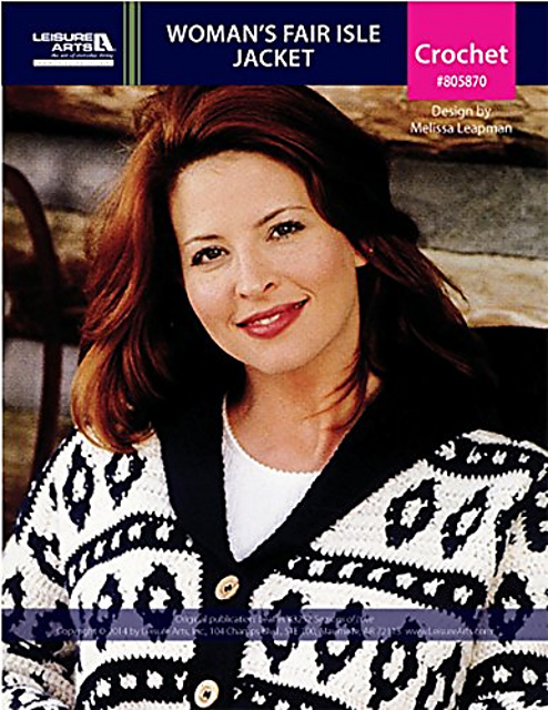Woman's Fair Isle Jacket - Nordic Lodge