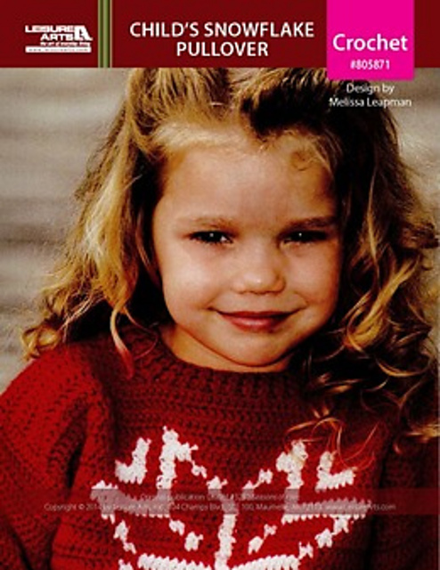 Child's Snowflake Pullover - Nordic Lodge