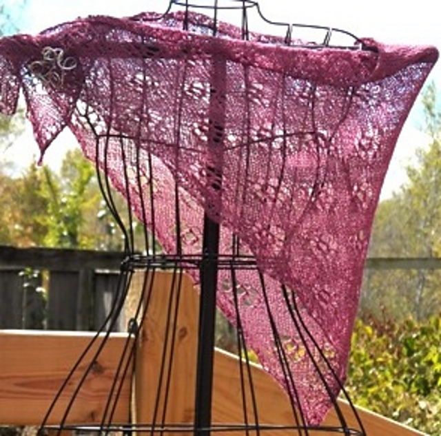 Memory Garden Shawl