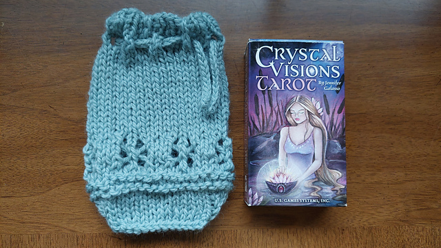 Icy Snowflakes Tarot Bag